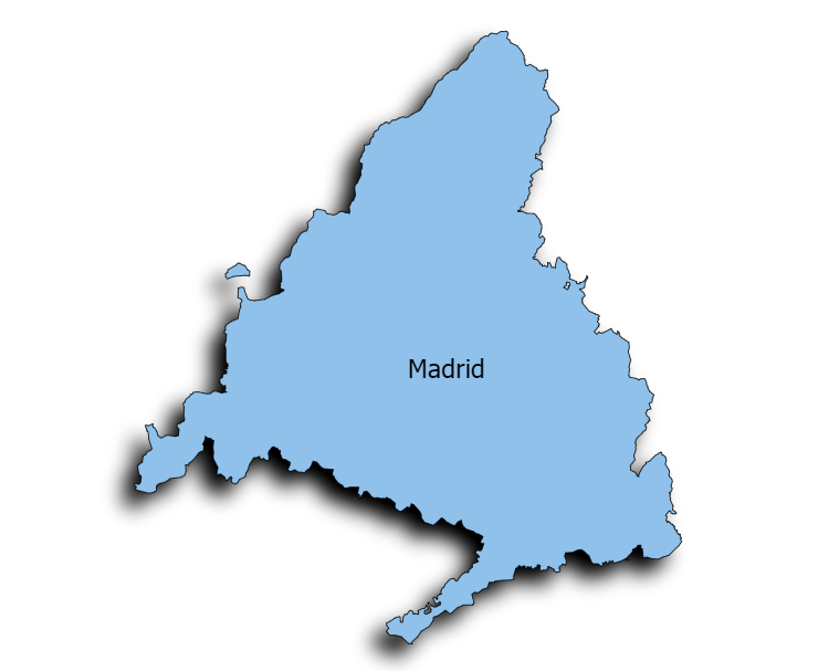 Mapa de Madrid y alrededores